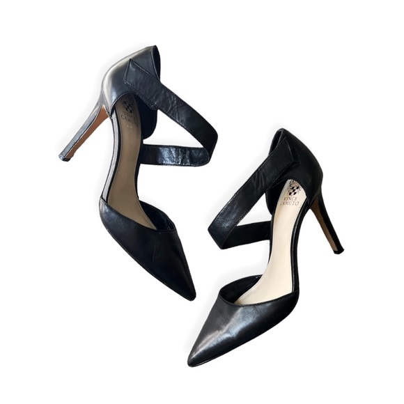 Vince Camuto Carlotte Heel in Black Nappa, sz 9.5 - Picture 8 of 13